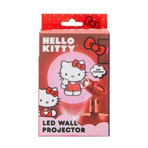 🔥Hello Kitty LED Wall Projector Lamp Projection Light Red USB + Cable BNWT🔥